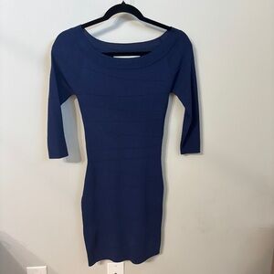Max Studio Navy Mini Dress